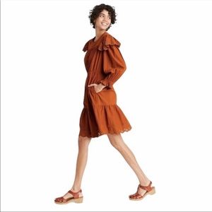 Universal Thread Long Sleeve Ruffle Tiered Dress